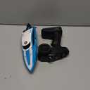 Force1 Velocity Blue Fast RC Boat- Remote Control Boats for Adults and Kids, Underwater Speed Racing Mini RC Boats for Pools and Lakes, 2.4GHZ Transmitter, 2 Rechargeable Batteries, Low Battery Alert