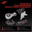 A-Premium 4PCS Engine Motor Mount Transmission Mount and Torque Strut Mount Set Compatible with Nissan Sentra 2013-2019, Juke 2011-2012, L4 1.6L 1.8L, Replace# 113503SG0A, 112201KG0A