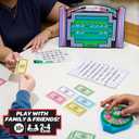 Wheel of Fortune Deluxe Game, 100 Puzzles Included, Inspired by The Popular Show, Interactive Puzzle Board, Spin, Guess, Solve, 2-4 Players, Ages 10 and Up by Just Play