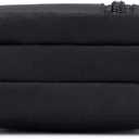 Small Crossbody Wallet Phone Bag Women Mini Crossbody Purse Cell Phone Shoulder Bag Mini Wallet Over Shoulder Strap (Ebony Black)