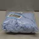 BORIFLORS Women's Sexy Ruched Bodycon Midi Dresses Square Neck Sleeveless Ruffle Hem Club Party Tank Dress (Baby Blue) S