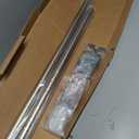 Ivilon Drapery Window Curtain Rod - End Cap Style Design 1 Inch Pole. 72 to 144 Inch Color Warm Gold