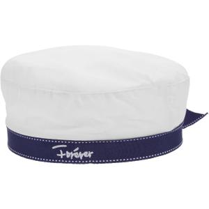 Embroidery Beret Hat with Bow-Knot Nautical Style Uniform Hats Captain Cap Yacht Boat Sailor for Women (Head Circumference 56-58 cm/22-22.8 inch) (White)