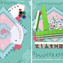 Mahjong Mat for Table Noise Reduction Non Slip Mahjong Table Mat for Playing Card, Blackjack Mahjong Poker,Board Games 31.5"x31.5" Size (Green)