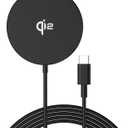 ESR 15W Qi2 Wireless Charger 360° Powerful Magnetic Qi2 Magnetic Wireless Charger (Pad) Ultra-Fast Charging Compatible For iPhone 15/15 Pro/15 Plus/15 Pro Max/14/13/12 Series for iPhone & Android