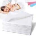 Disposable Bed Sheets Bed Cover for SPA Tattoo Massage Table Hotels 31" x 78" Non Woven Fabric White 20Pcs