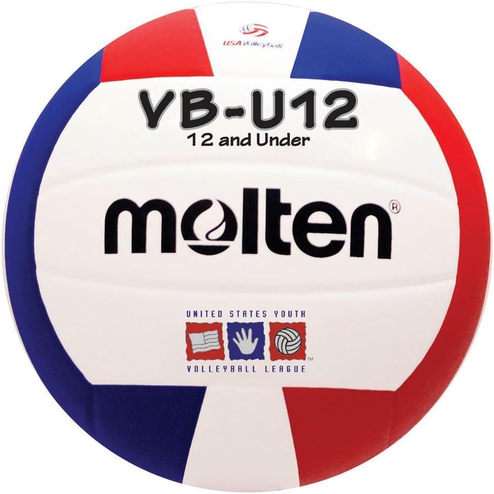 Molten VBU12 Light Volleyball (Red/White/Blue)