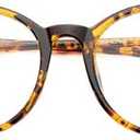 Gaoye Blue Light Blocking Glasses, Retro Round Eyewear Frame Anti Eyestrain Computer Glasses for Women Men (Tea Leopard/Transparent Lens)