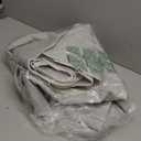 GarveeHome Round Area Rugs 5ft for Bedroom, Sage Green Washable Circle Rug Soft Non Slip Floral Print Floor Mat Carpet Indoor Thin Rug for Kids Room Dining Room Playroom Nursery