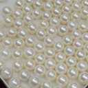 Sooyee Art Faux Pearls 900-Pcs Loose Beads no Hole 1.1 Lbs (10mm,Ivory) for Vase Fillers, Table Scatter, Wedding, Birthday Party Home Decoration
