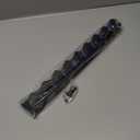 PLUSINNO Vertical Fishing Rod Holder, Wall Mounted Fishing Rod Rack, Fishing Pole Holder Holds Up to 9 Rods or Combos, Fishing Rod Holders for Garage, Fishing Gear and Gifts for Men