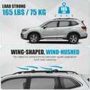 Roof Rack Cross Bars for Subaru Forester 14-24 Non Wilderness & XV Crosstrek 13-26 & Impreza 12-19 & Outback 22-25 Wilderness, Aluminum Roof Rack Crossbars Storage for Bicycle, Kayak, Cargo Box, Ski
