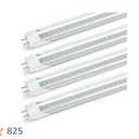 2FT LED Tube Light, T8 T10 Type B LED Light Bulb, 12W 5000K,1560LM High Bright, Replacement 24 Inch F20T12 Fluorescent,Double Ended Power, Clear Cover,4 Pack