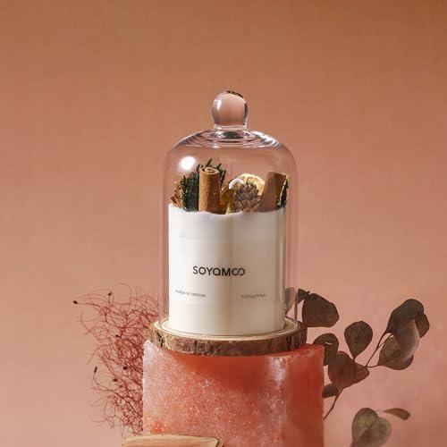 Natural Soy Wax Scented Candle Set Dry Flower Theme for Christmas Birthdays Weddings Valentines Day