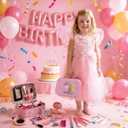 For Ideahome Washable Kids Makeup Girl Toys - Real Make Up Set for Toddler Little Girls Princess, Christmas Birthday Gift for Girls 4-12 Year Old, Small