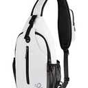 WATERFLY Crossbody Sling Backpack Sling Bag Travel Hiking Chest Bag Daypack
