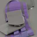 Back Brace for Lower Back Pain Women with 9X Support System, Ergonomic Lumbar Support for Pain Relief, Breathable Mesh Design with 3D Silicone Pad for Sciatica,Purple Size XL (Waist: 45.3"-51.2")