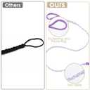 4pcs Sport Braided Hair Tie for Women - 30 Inch Sport Hairties for Ponytail, Date, Shopping, Dressing, Gym, Yoga, Running, Swimming, Workout, Curly & Straight Hair