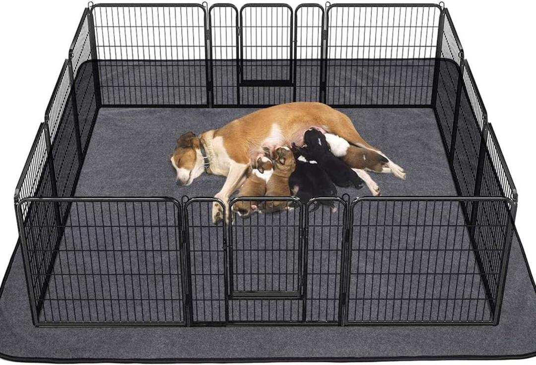 Dog Pee Pad Washable Extra Large, 72x72 Instant Absorb Training Pads, NonSlip Pet Playpen Mat Waterproof Reusable Floor Mat for Puppy, Senior Dog Whelping Incontinence Housebreaking