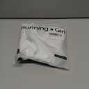 RUNNING GIRL High Impact Sports Bras for Women, High Support Running Strappy Women's Sports Bra with Sewn in Pads (White, XL)