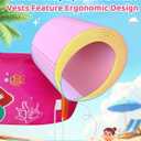 HeySplash Swim Vest for Kids, Toddler Pool Floaties Fit 22-30-40-50-60-66 Lbs, Children Puddle Swimming Jumper Jacket with Safety Buckle, Water Wing Arm Pool Float for Boat Swim Trainer Boy Girl 3-5-6