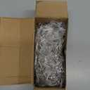 String Lights LED Curtain Light, 96 LED Fairy Hanging String Lights Waterproof Christmas Snowflake Lights with Wireless Control for Outside Indoor Bedroom Party Fence Patio - Warm White