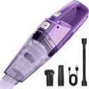 Handheld Vacuum Cordless – Car Vac Portable with 8KPA & Multi Accessories & Low Noise, Lightweight Hand Held Vacuum Cordless Rechargeable for Car/ Home/ Dust/ Pet Hair, Mine Portable Vacuum