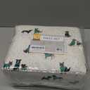 Intelligent Design Cozy Soft 100% Cotton Flannel Print Animals Stars Cute Warm, Ultra Soft Cold Weather Sheet Set Bedding, Queen, Teal Dogs 4 Piece