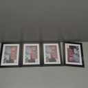 Giftgarden 4x6 Picture Frame Set of 4, 5x7 Frames Matted to 4 by 6 Pictures with Mat or 5 by 7 Photos Without Mat, Wall Hanging or Tabletop Display, Black