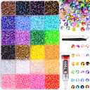 32000Pcs Resin Jelly Rhinestones with 1 Pcs B7000 Jewelry Glue for Bedazzling, Multicolor 3mm Flatback Gems for Crafting, Bedazzler Kit for Book Crafts Clothing Shoes Fabric Decor Nail Art Makeup