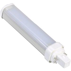11W G24Q LED Bulb, 4 Pin CFL LED Replacement, 120V 6000K Horizontal PL Bulb, Bypass The Ballast (Cool White 6000k)