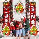 Candy House Balloons Christmas Foil Balloons for Christmas Candy House Themed Party Decoration Supplies Xmas Birthday Decoration Decor Ballons Arch Kits Party Balloon Set 3pcs