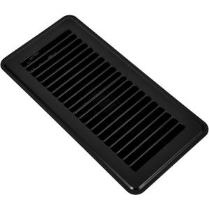 Cast Iron Floor Vent Cover Black Air Vent Cover Sturdy Material Easy Setup