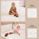 0.6" Thick Baby Play Mat, Interlocking XPE Foam Floor Tiles 3.7 x 5.5 ft