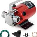 Prostormer - Bomba utilitaria, 12 V CC 350 GPH elctrica de 1/10 HP Mini bomba de transferencia de agua porttil con kit de manguera de agua, ideal para patio, jardn, drenaje de piscina