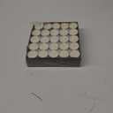 Amari 12g Tea Lights - Pack of 100 Tea Light Unscented Candle - Lasts for 3-5 Hours (White)