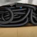 Garden Hose 100FT Non-Expanding, Lightweight Hose With 10-Function Nozzle, Leak-Proof No-Knot, Easy to Carry, Wear-Resistant, Sturdy 3/4GHT Flexible Water Hose for Outdoor (Black with Nozzle)