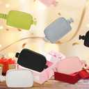 VOROLO Fanny Pack For Women And Men Crossbody Bag Belt Bag with Adjustable Strap Valentines Day Graduation Gifts (Black+Deep Pink)