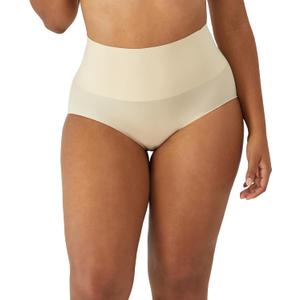 Maidenform womens Shapewear Underwear, Tummy Control Shapewear for Women, Panties - Lace Options, Fajas (Plus Size, Too) (Beige, L)