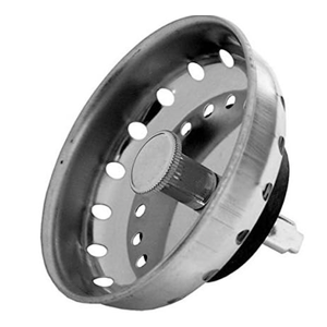 Plumb Craft Waxman 7637800T Kitchen Sink Stopper Oil Post Hole Basket Strainer, Silver, HG Kit 30 PC Machine Screw