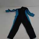 Hevto Wetsuits Men 3/2mm Neoprene Front Zip Shorty Full Wet Suit in Cold Water for Swimming Surfing Diving Keep Warm Size 6