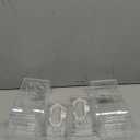 Yaomiao 4 Pcs No Mess Bird Feeders Automatic Parrot Water Dispenser Clear Quail Feeder and Watered Cage Accessories for Small and Medium Parrot Cockatiel Canary(Assorted,Transparent)