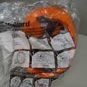 Bullard 3-Rib C34 Full Brim Safety Hard Hat with Spacious Shell, 6-Point Ratchet Suspension, and Cotton Brow Pad (Orange)