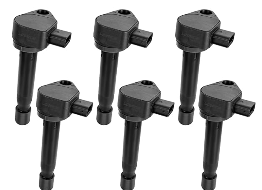 Set of 6 Ignition Coil Pack Fits for Honda Odyssey Accord EX LX for Acura TL RL CL 3.2 3.5 3.0 V6 2000 2001 2002 2003 2004 2005 2006 2007 2008 Coils Replaces# UF242 30520P8EA01 C1221 5C1013