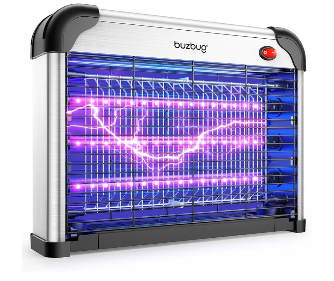 Buzbug LED Bug Zapper Indoor, 10 Years Lifespan 3 Lamps Enhance Insect Attraction, 3800V High-Voltage, Electric Mosquito Zapper, Fruit Fly Mosquito Moth Gnat Zapper, Killer, Trap -MA009 (New Black) Buzbug LED Bug Zapper Indoor, 10 Years Lifespan 3 Lamps Enhance Insect Attraction, 3800V High-Voltage, Electric Mosquito Zapper, Fruit Fly Mosquito Moth Gnat Zapper, Killer, Trap -MA009 (New Black)