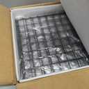 3PCS Stackable Closet Organizers and Storage, Shelves with Wood Top Extra Storage, Clothes Organizer Basket, Bin, or Tube for Wardrobe and Home Organization (Black-Sturdy Metal) Patent Pending