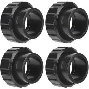 4 Pcs SP1500UNPAK2C Union Connection Kit, 1-1/2-inch Socket by 2-inch Slip Flush Union Connectors Pak Replacement, Compatible with Hayward Pumps/filters and Chlorine Feeders