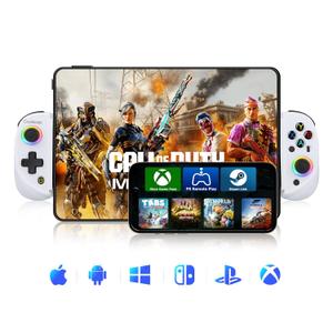 Wireless Mobile Gaming Controller for IOS & Android, Bluetooth Smartphone/Tablet Handheld Joystick Gamepad with Adjustable Clip for iPhone/iPad/Samsung etc.Support Xbox/PS3/4/Switch/PC
