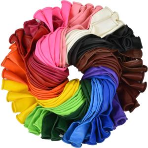 12" Extra Thick Party Balloons, 100 Pack Premium Quality Latex Balloons Assorted Colors, 15 Bright Rainbow Colors Balloons for Wedding Birthday Graduation Anniversary Party Event Decoration