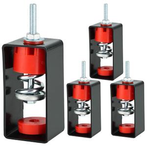 NATGAI Ceiling Spring Vibration Isolator Hangers for A/C Air Handler Bedroom Theater Studio, Anti Vibration, 110 Lb Capacity, 1.20" Deflection(4 Pack)